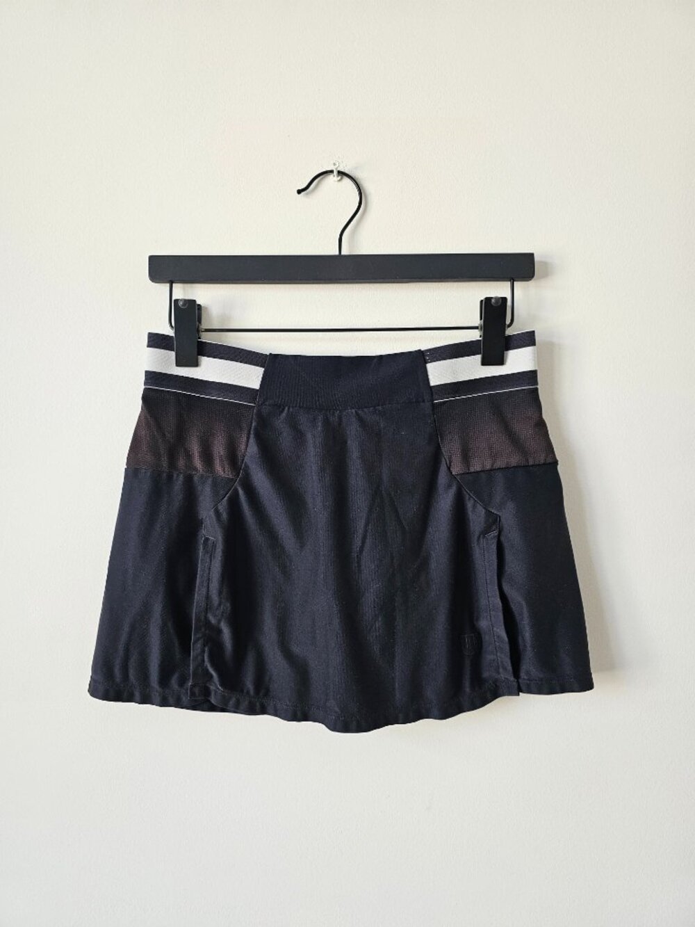 WILSON Black Tennis Skirt Lined Small